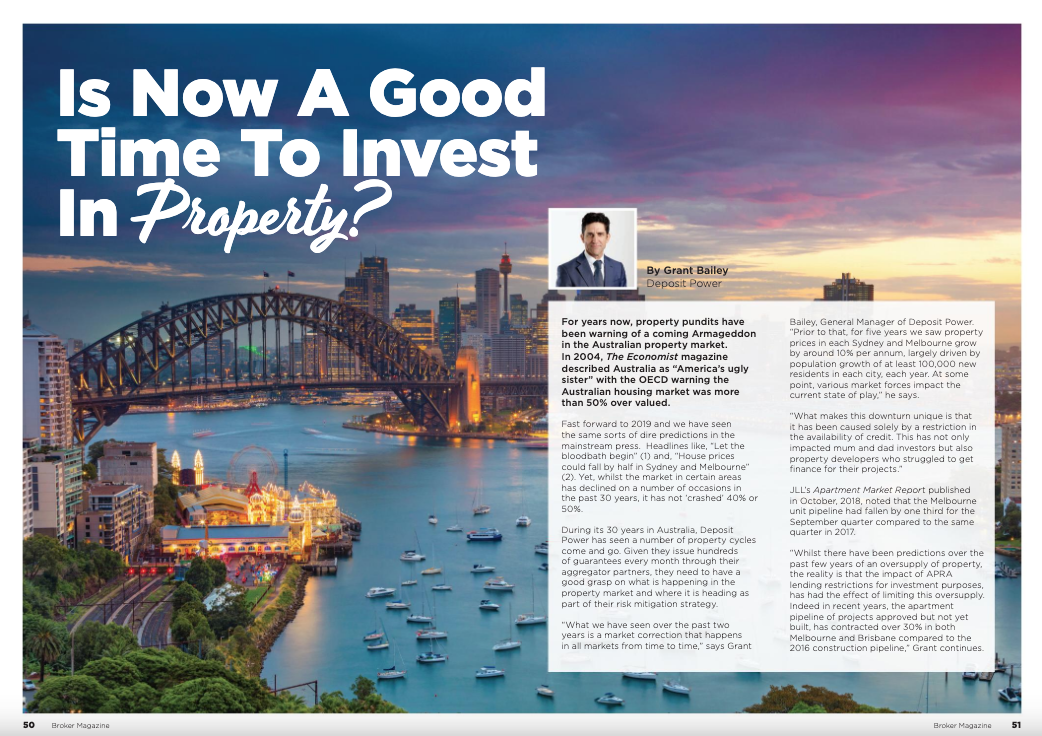 Is now a good time to invest in property?